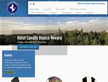 Tablet Screenshot of hotelcavallobianco.com